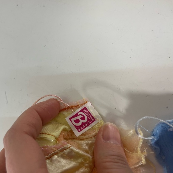 Vintage Barbie Doll Clothing Lot of 4 Sporty Star Ice Dress Blue Pink Purple - Picture 4 of 6